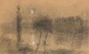Paysage Au Clair De Lune by Albert Lebourg