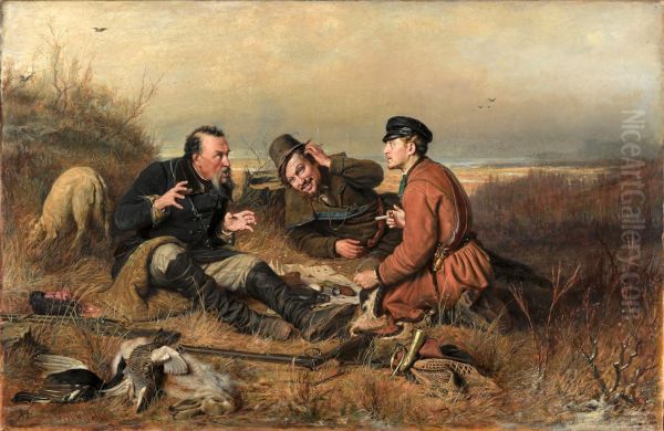 Troika, Apprentices fetch water, 1866 - view 1