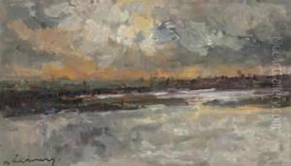 The Seine With An Overcast Sky - view 1