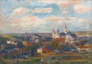 Vue D'evreux Avec Lacathedrale Notre Dame