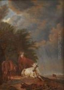 Paysage Aux Vaches by Albert Lebourg