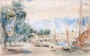 Le Port De La Rochelle by Albert Lebourg