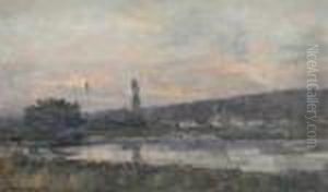 Bras De La Seine Aux Environs De Rouen by Albert Lebourg