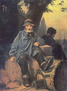 Paris ragman, 1864 by Vasily Perov