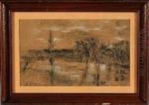 paysage by Albert Lebourg