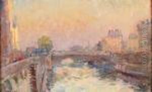 Vue De Paris by Albert Lebourg