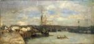 L'ancien Bassin D'honfleur by Albert Lebourg