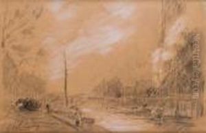 Bord De Seine A Paris by Albert Lebourg
