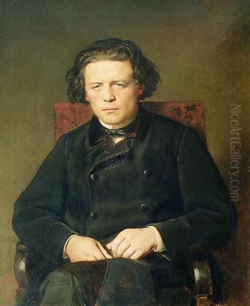 Portrait of Anton Rubinstein (1829-94) 1870 - view 1