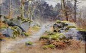 Sous-bois by Albert Lebourg
