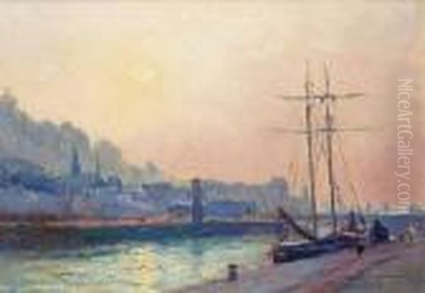 Honfleur, Bateau A Quai - view 1