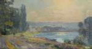 Tournant De La Seine A Bougival by Albert Lebourg