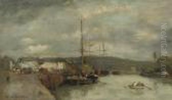 Boats In A Harbour - view 1