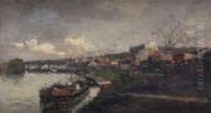 Peniche En Bord De Seine