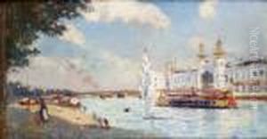 Paris, Le Pavillon De L""algerie by Albert Lebourg