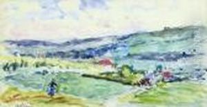 Paysage De Normandie by Albert Lebourg