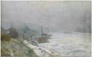 La Seine En Hiver by Albert Lebourg