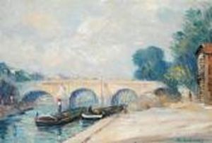 La Seine A Paris by Albert Lebourg