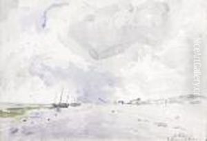 Paysage Et Bord De Mer La Panne, Belgique, Recto Verso