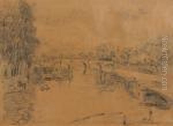 Paysage Fluvial Anime
Crayon Noir - view 1