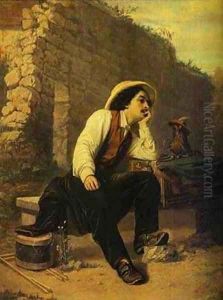 Organ Grinder 1863 by Vasily Perov