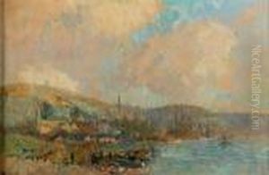 Vapeur Sur La Seine by Albert Lebourg