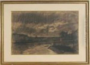 A View Of Dieppe by Albert Lebourg