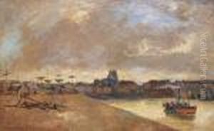 Le Port De Dieppe by Albert Lebourg