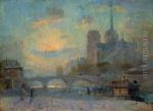 Notre-dame De Paris, Vue Du Pont De La Tournelle Notre-dame De Paris, Vue Du Pont De La Tournelle