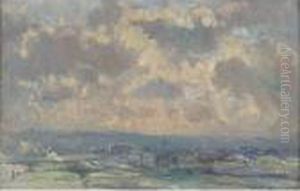 La Seine Et Le Faubourg Saint Sever, Etude De Ciel La Seine Et Le Faubourg Saint Sever, Etude De Ciel