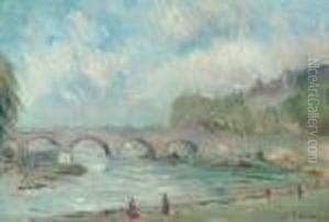 Le Pont Marie by Albert Lebourg