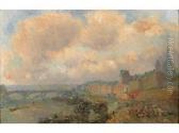 Rouen, Le Port Des Peniches - view 1