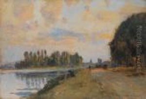 Bord De Seine by Albert Lebourg