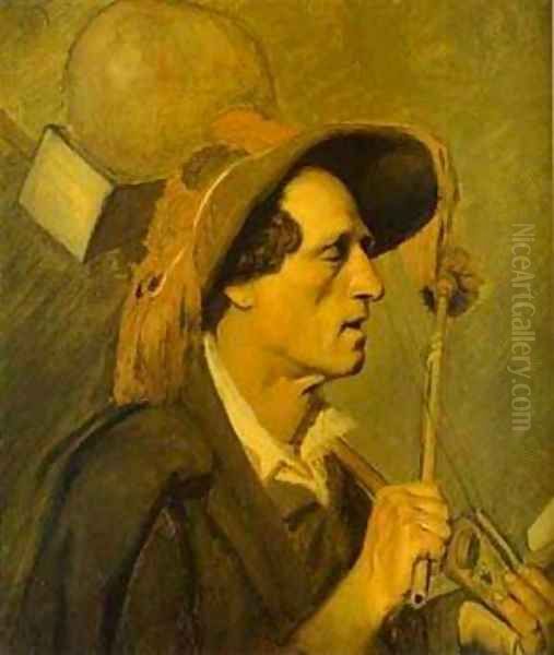 Blind Musician Study 1863-64 - view 1