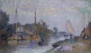 Rotterdam, Vue De Fleuve Schie