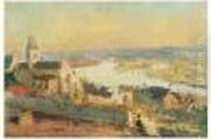 La Seine A Triel by Albert Lebourg