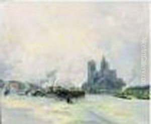 Vue De Notre Dame Et Des Quais by Albert Lebourg