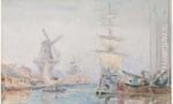 Le Port De Rotterdam, Circa 1898 - view 1