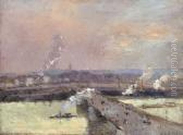 Le Pont Boieldieu, Rouen - view 1