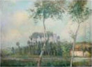 L'etang De Moulineux, Le Matin by Albert Lebourg