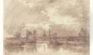Paysage A Montfort, 1878. Paysage A Montfort, 1878.