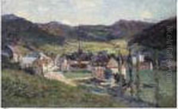 Huile Sur Toile Signee Et Situee En Bas A Gauche - view 1