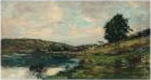 Bords De Seine A Vetheuil by Albert Lebourg