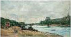 Paris, Le Pont Des Saints-peres by Albert Lebourg