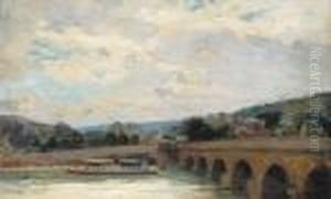 Le Pont De Sevres by Albert Lebourg