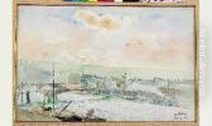La Seine A Rouen, Vue Du Bon Secours