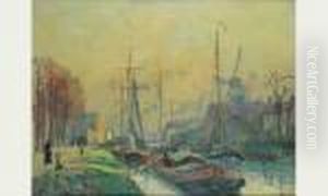 Canal A Schiedam, Hollande, 1895.