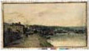 Les Etangs De Chalon Moulineux. by Albert Lebourg