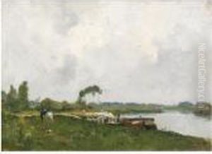 A Rustic Landscape In Summer