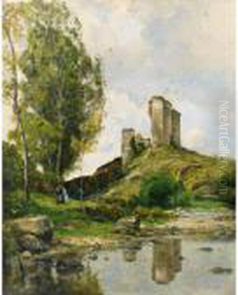 Vue De Herisson Avec Deux Paysannes Et Un Enfant - view 1